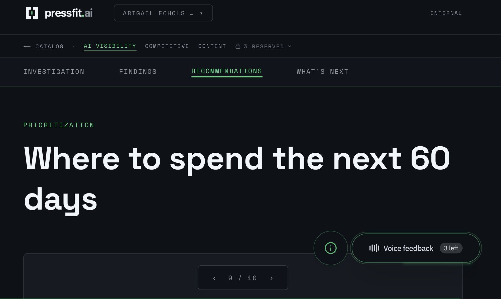 AI visibility: where to spend the next 60 days, in the Pressfit portal